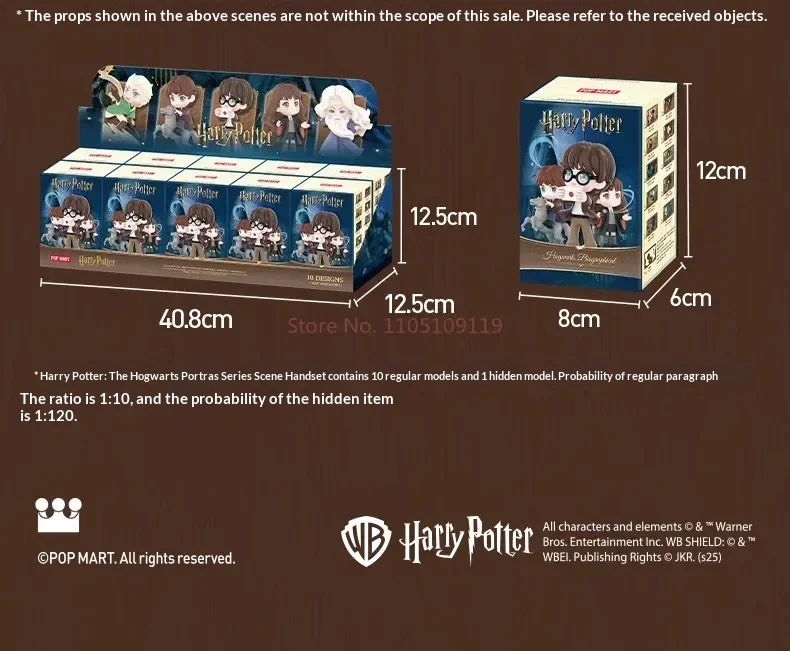 Echte POPMART Harry Potter Hogwarts Biographical Series Blind Box Szene Sammlerfigur Desktop Ornament Sammlerstück Geschenk – Detail 21