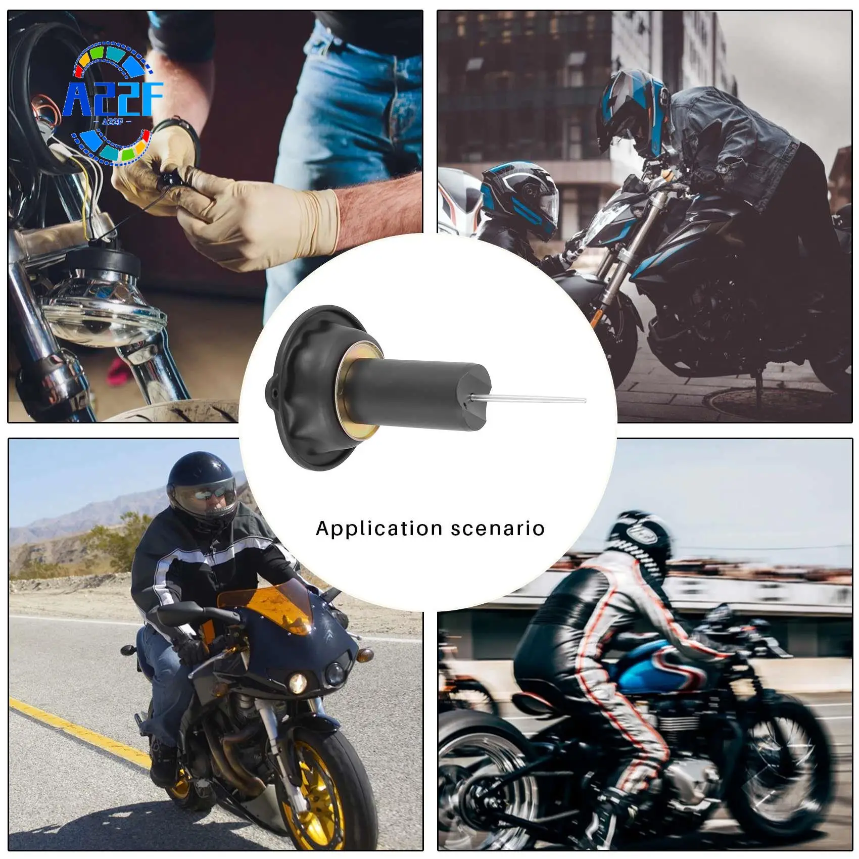 

A22F-комплект для ремонта карбюратора мотоцикла, комплект поплавковых прокладок поршня карбюратора мотоцикла для Yamaha Virago 250 XV250