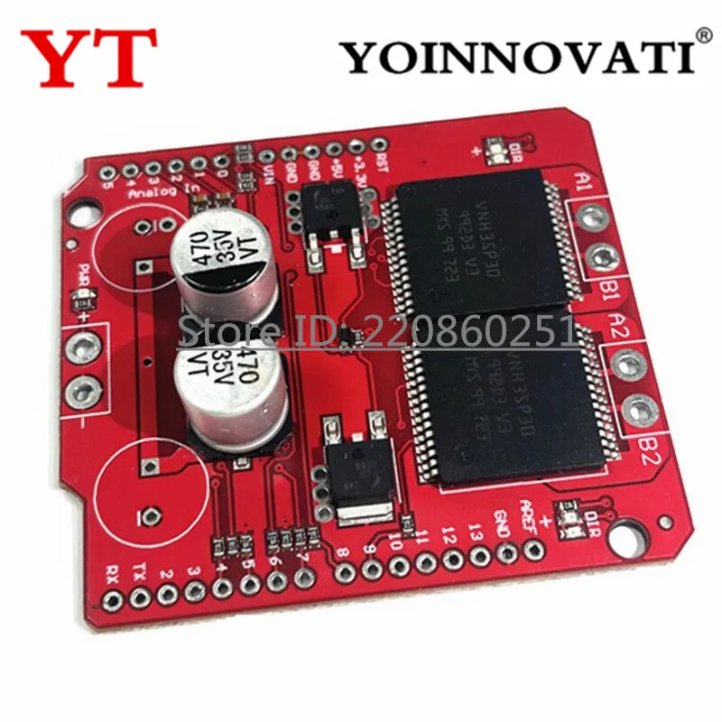 1 szt. 30A Mini VNH2SP30 sterownik silnika krokowego Monster Moto Shield moduł 16V