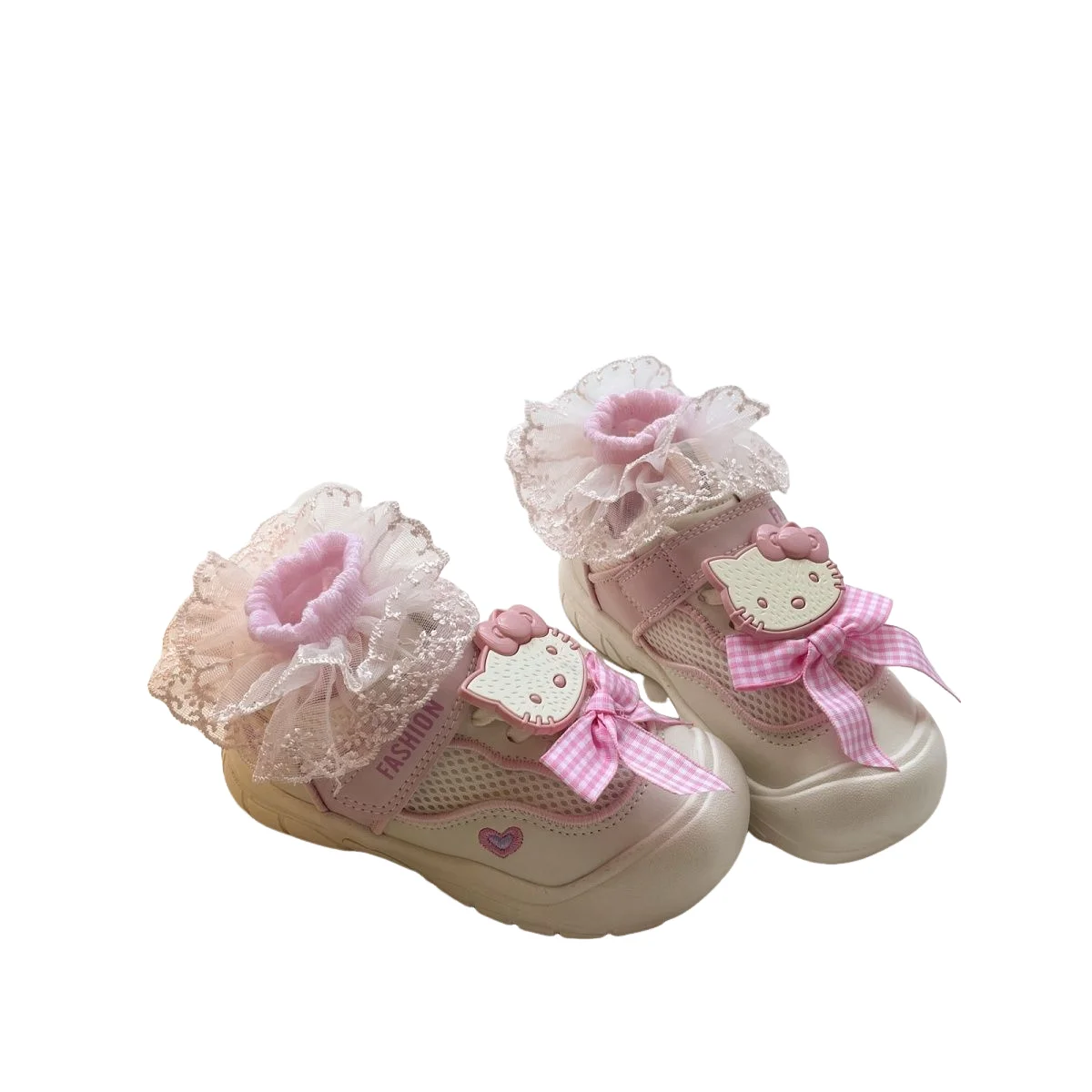 サンリオ ハローキティ キュートデザイン 新しいパンシューズ 甘くて柔らかい Y2K 女子学生 厚底シューズ トレンド 多用途 スポーツボードシューズ