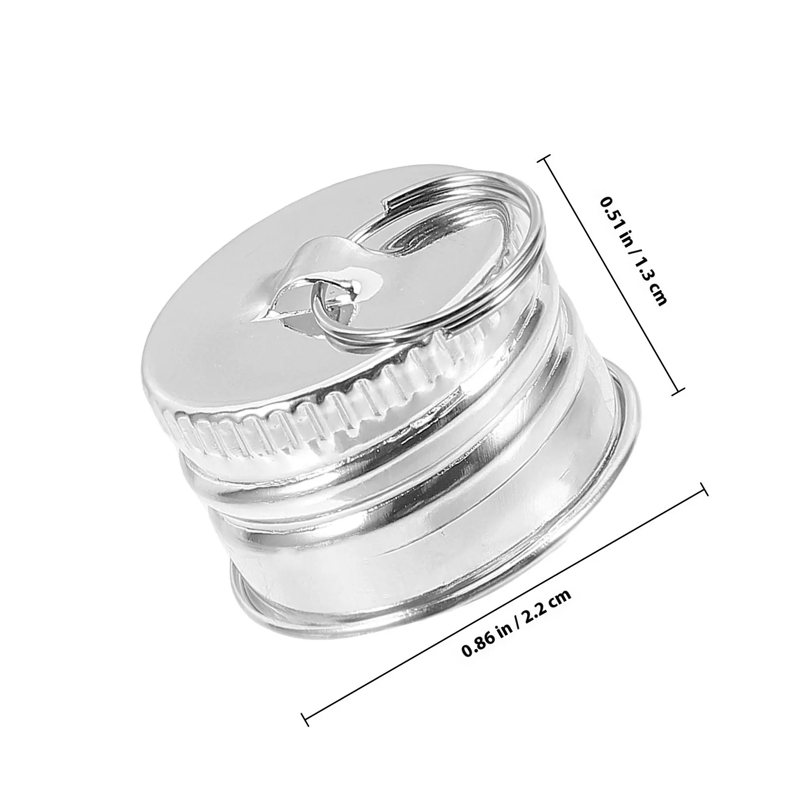 12Pcs Threaded Aluminum Caps for DIY Lamp Accessories Vintage Light Socket Modern LED Ceiling Fan Light Replacement Screw Cap