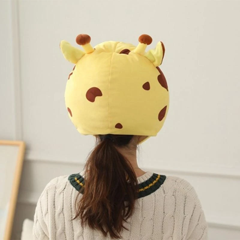 

Мультяшный круглый головной убор, круглая опора с оленем, мягкая игрушка для куклы, Хэллоуина, косплея, ха