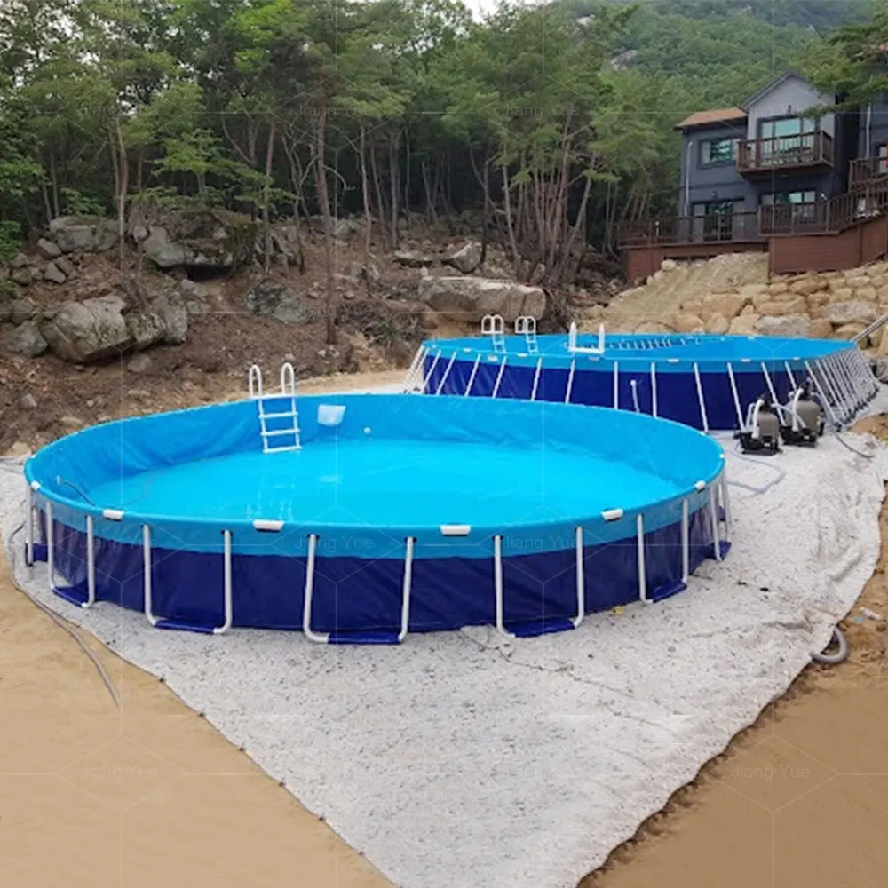 Large Commercial Use Removable Rectangular Steel Frame Water Pool Accessories