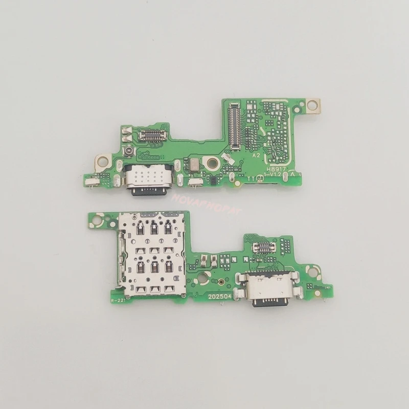 For Infinix Note 50 Pro 4G X6855 USB Dock Charger Port SIM Jack MIC Microphone Flex Cable Fast Charging Board With IC