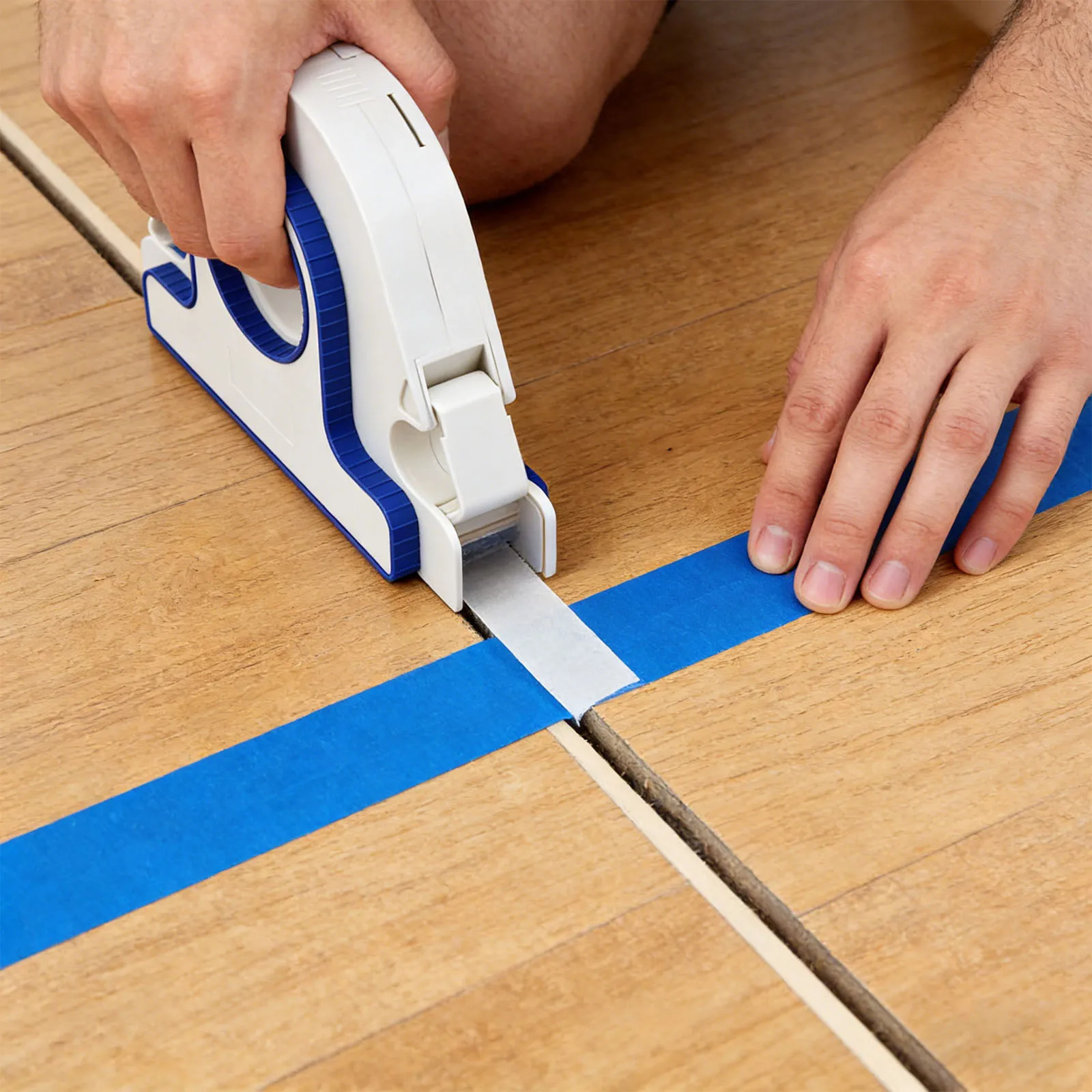 

Masking Tape Applicator Covering Paint Tape Dispenser w/ Scraper Masking Master Tape Dispenser for Trim Window Frame Paint Decor