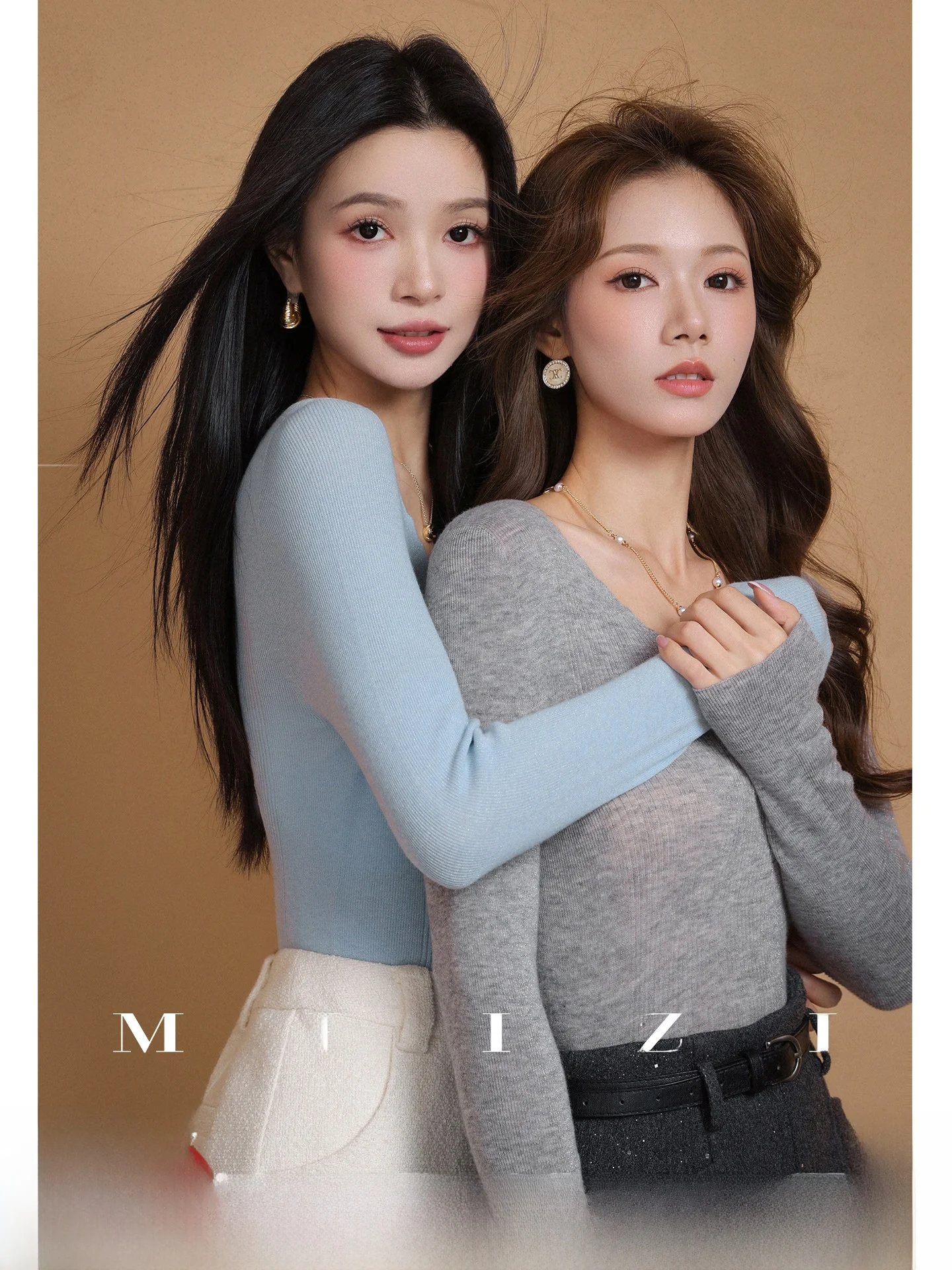 

Water Soluble Wool Blend Knitted Base irt Women's Pure Color V-Ne Ele Soft Merino Wool Spring Autumn Commute Sle