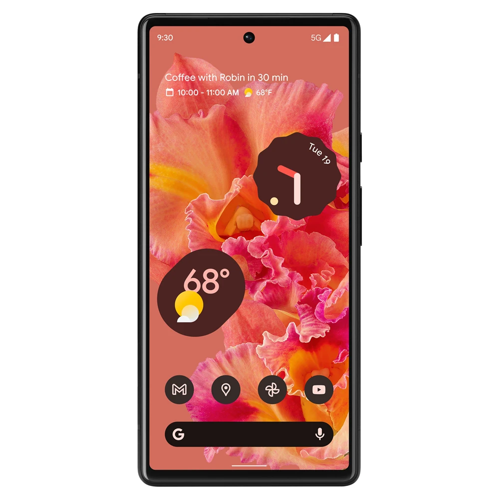 هاتف محمول أندرويد مفتوح من Google Pixel 6 ، موتر Google ، ثماني النواة ، ذاكرة رام 8 جيجابايت ، 50 ميجا بكسل ، 12 ميجا بكسل ، 8 ميجا بكسل ، NFC ، eSim ، ، هوب هوب جي بي ، جي بي روم