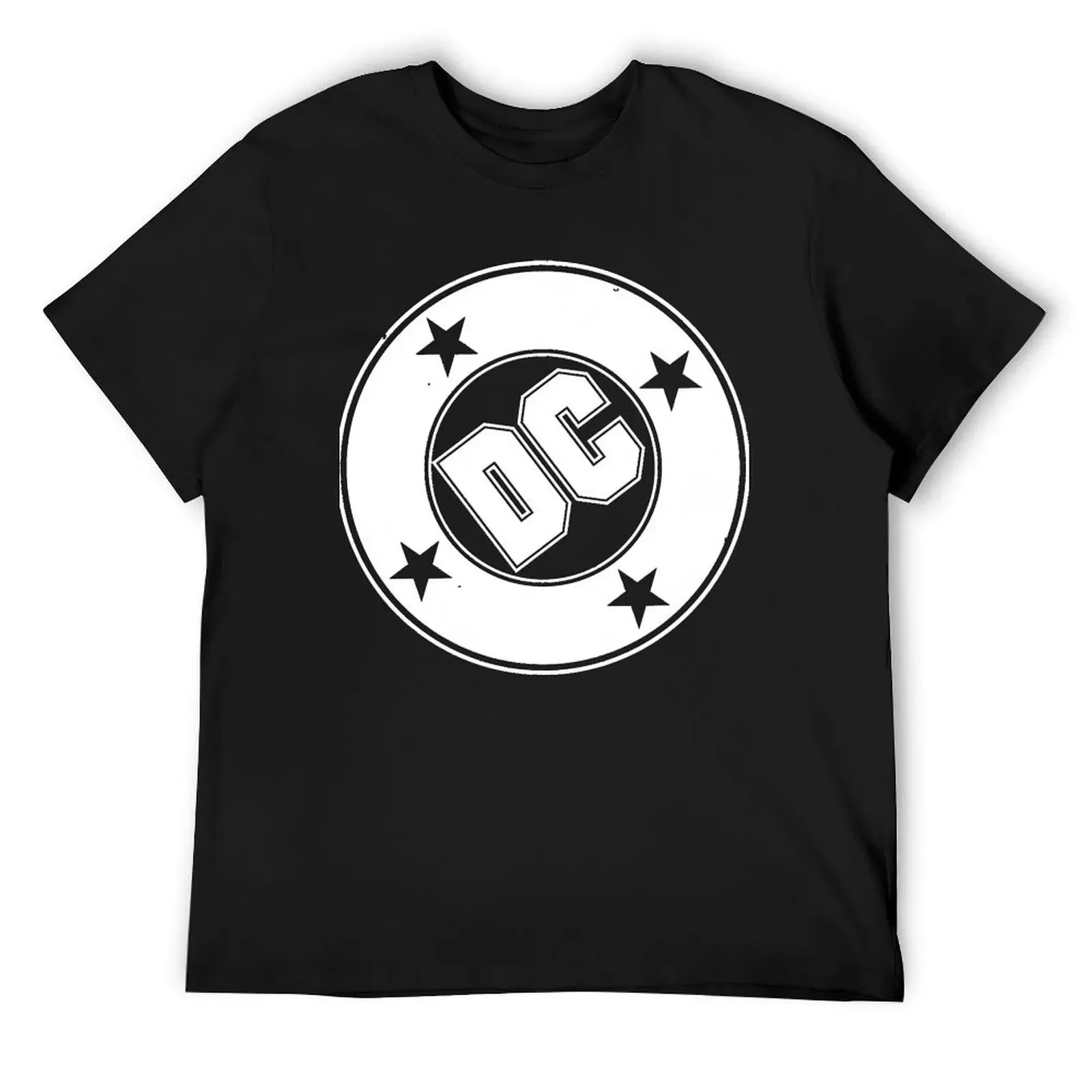 

DC-COMICS---VINTAGE-WHITE-Classic-T-Shirt Luxury man rapper graphic tees hippie clothes funny costumes t shirts for men cotton