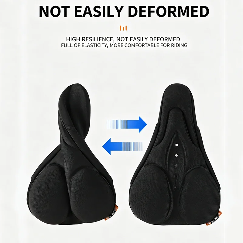 WEST BIKING Bicycle Saddle Cover Soft Silicone Sponge Bike Seat Cushion Breathable Bike Saddle Cushion Cover for MTB Road Bike view 4