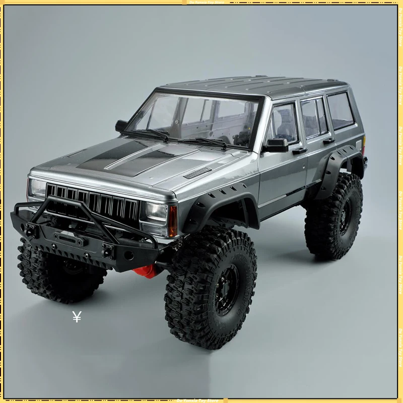 1:10 Cherokee Climbing Car Simulates Four-wheel Drive Off-road Climbing Toy Electric T Car Metal Drive Shaft Oil Pressure Shock