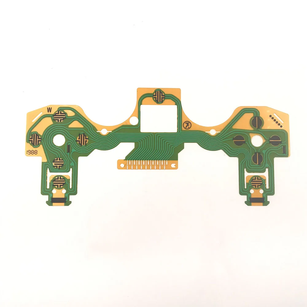 2PCS For PlayStation 4 PS4 Pro Slim Controller Conductive Film Keypad Flex Cable For Dualshock 4 Ribbon Circuit Board