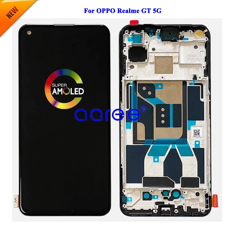 AMOLED LCD Screen Original For Oppo Realme GT 5G LCD  For Realme GT 5G LCD Screen Touch Digitizer Assembly