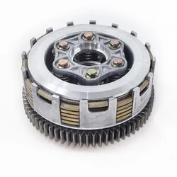 Clutch 70 Teeth Clutch 127mm diameter,6 plate and 6 Column for Zongshen,Bashan,Loncin Lifan CB CG200cc 250cc Water cooled engine
