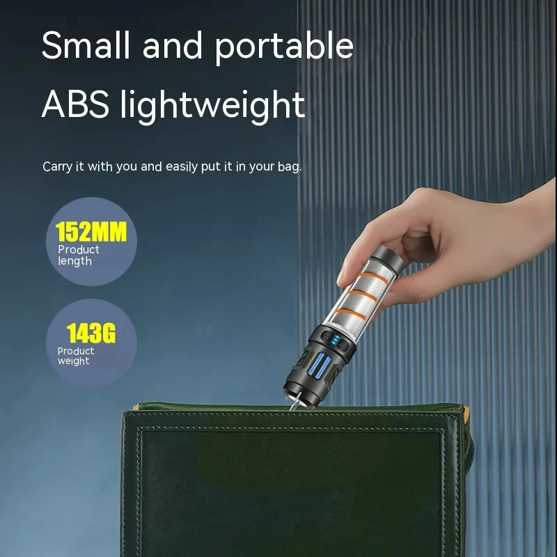 Lampada da campeggio multifunzione a LED portatile ricaricabile per zanzare Illuminazione da esterno con supporto per treppiede repellente per zanzare integrato