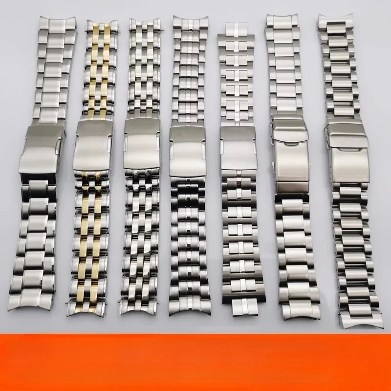 For Citizen watch strap second generation AT8020  CC3060 stainless steel watchband Silicone bracelet