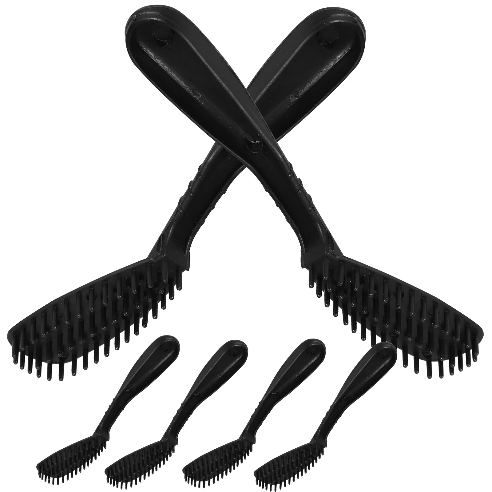 6 Pcs Hair Highlights Kit Brush for Women Beard Dye Applicator Comb Coloring Salon Women's