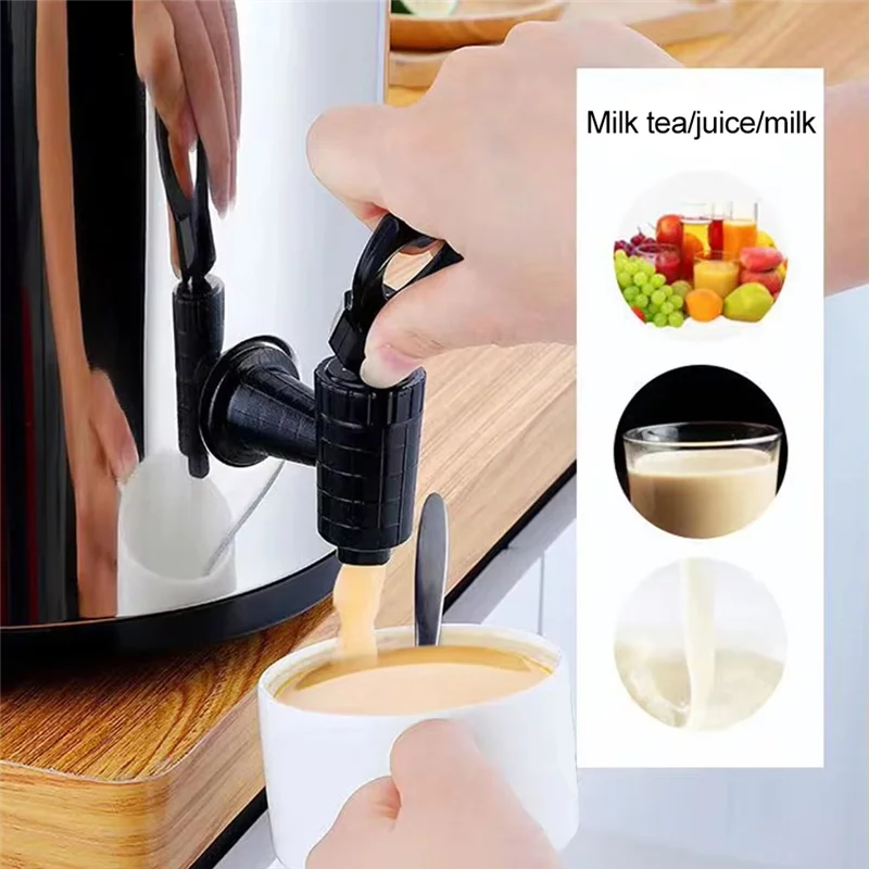 A50U لفترة طويلة معزول المشروبات دلو الفولاذ المقاوم للصدأ 6L موزع معزول طبقة مزدوجة العزل سعة كبيرة #4