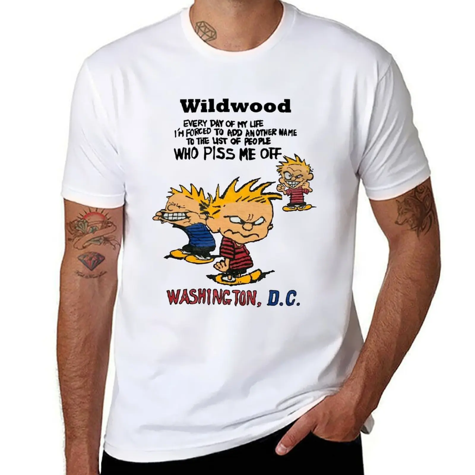 

hobbes cotton t cotton name man and calvin shirts shirt gift tshirt for art t men comics Another 100% T-Shirt man fans