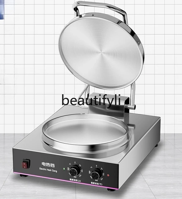 

Commercial Electric Griddle Fully Automatic Large Double-Sided Heating Automatic Pan-fried Bun Water-fried Bun Pancake Maker