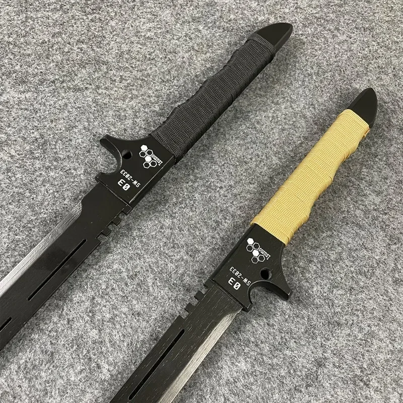 

70 cm Wooden knife anime Kaiju No.8 vice captain double knife cos weapon