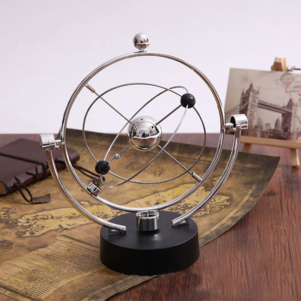 Kinetic Orbital Revolving Gadget Creative Kinetic Motion Orbital Toy Exquisite Art Crafts No Battery Balance Vintage Home Decor