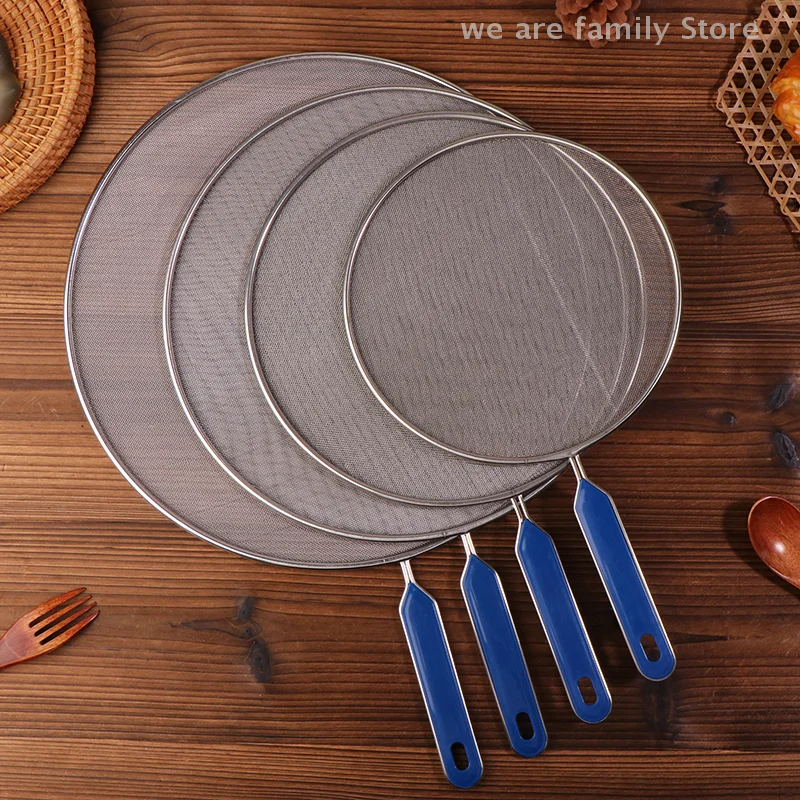 

Grease Splatter Screen Guards Mesh Stainless Steel Anti Splatter Guard Oil Net Splash Cover Pan Pot Frying Oil Cooking Cover