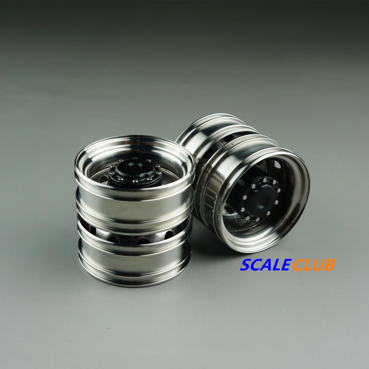 Scaleclub Hub Metal roda belakang untuk pria, Hub logam roda belakang untuk pria, suku cadang mobil Actros, truk Trailer Tipper Rc