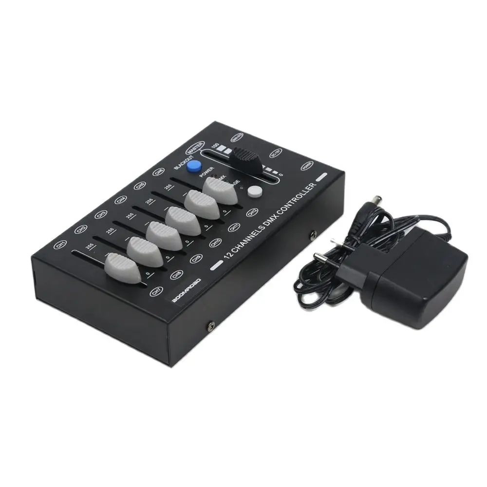 Efeito de luz palco com cabeça movente DMX Controller, DJ Led Disco Ball Projector, 12CH