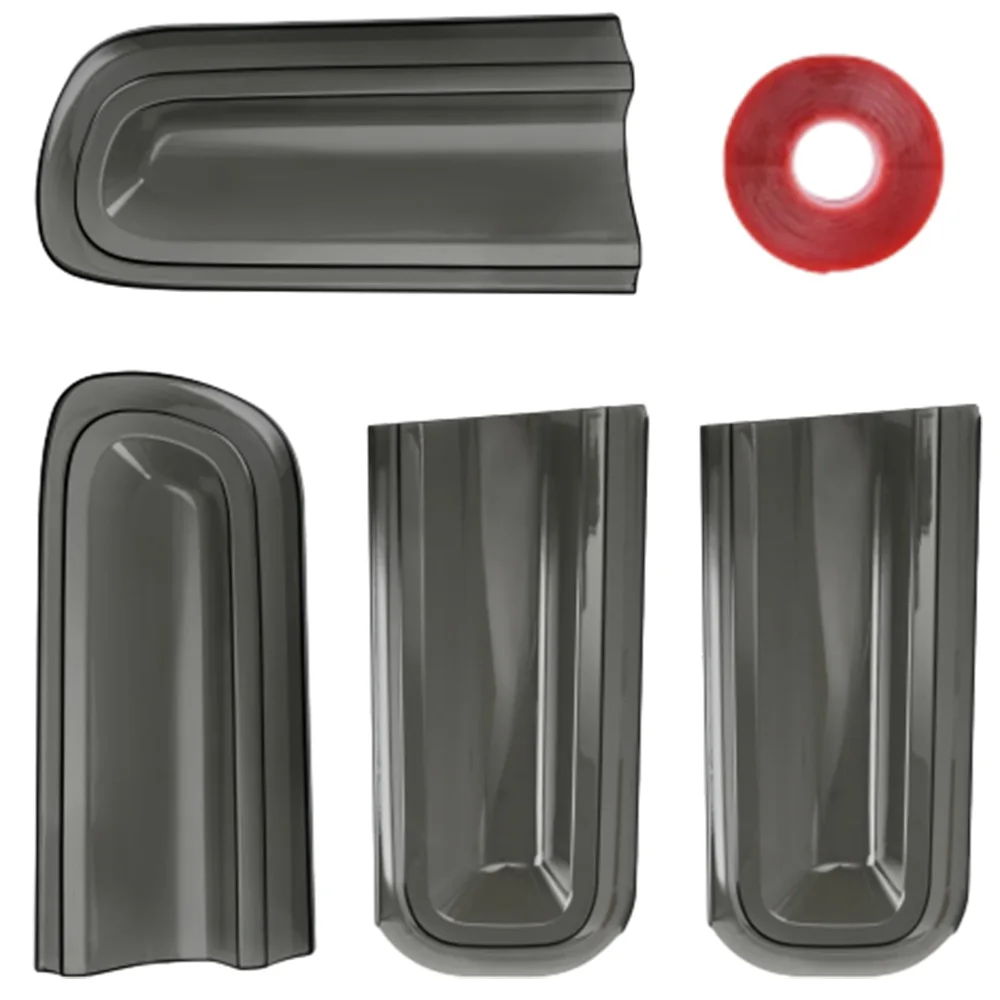 4pcs/set Tail Light Covers For Dodge Challenger 2015 2016 2017 2018 2019 2020 2021 2022 2023 Light Kit Protector Exterior Frame