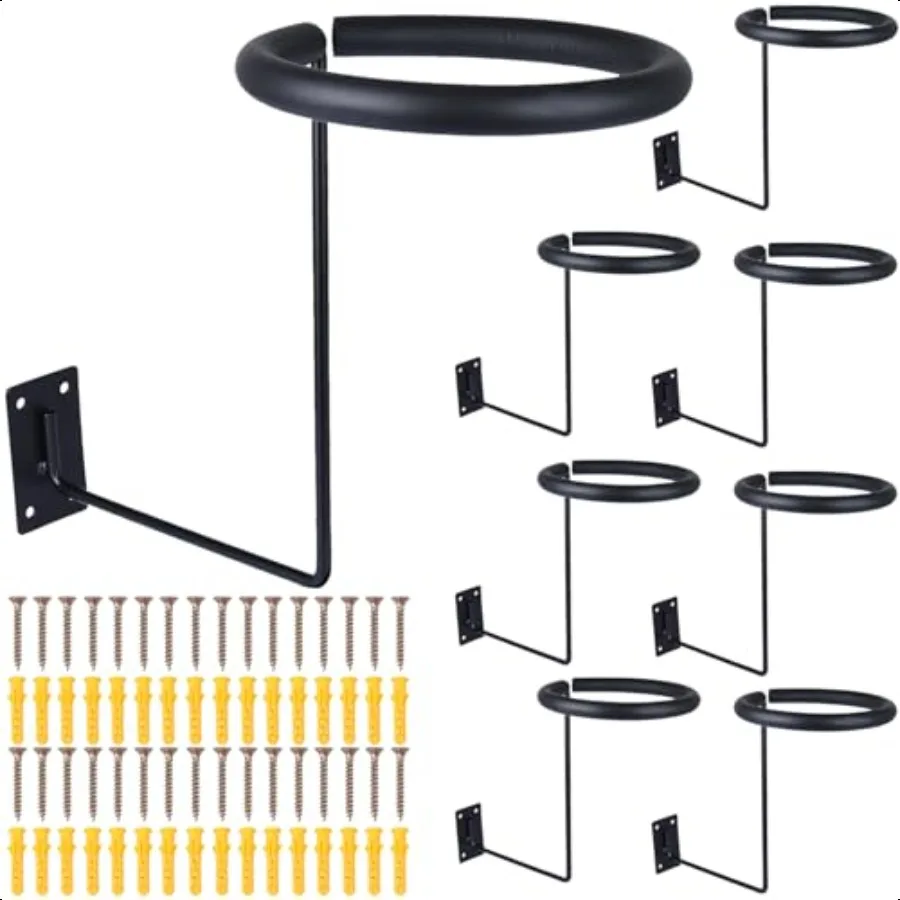 

WallMounted Motorcycle Accories Helmet Holder Metals Hanger Multifunctional Helmet Rack with Sponge Tubes and Expansion Screws