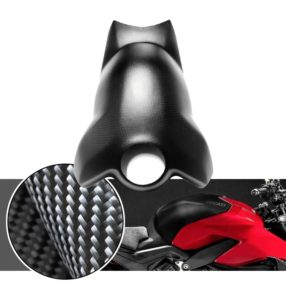 for DUCATI PANIGALE V4 V4R/S Streetfighter V4 Motorcycle Carbon Fiber Gas Tank Fuel Fairing Cover Cowling Panel Guard Protector