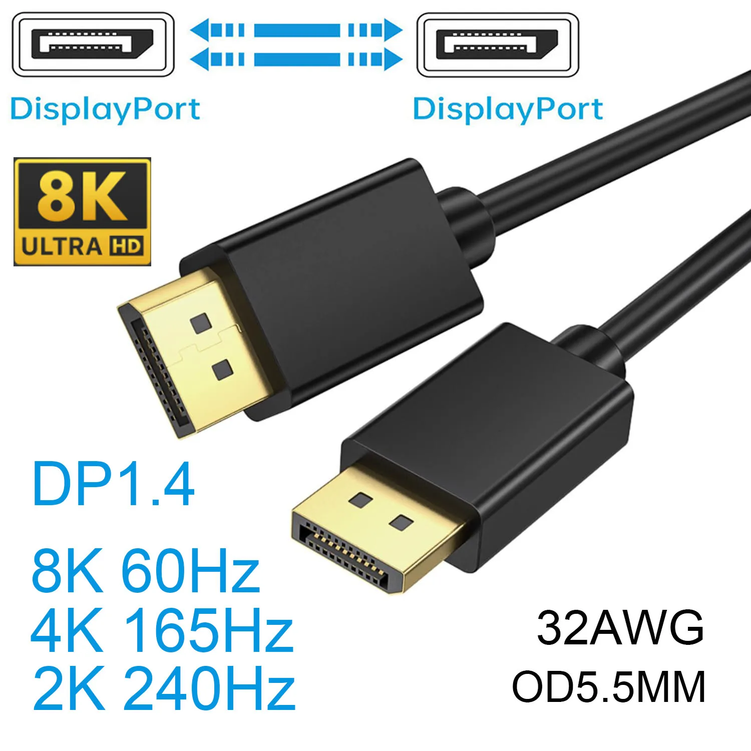 Displayport 1.4 Cab…