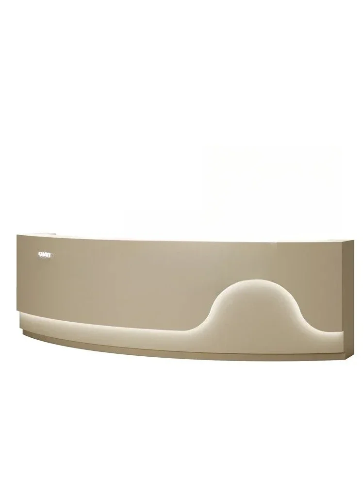 A  Simple Arc Paint Clothing Shop Bar Cashier Wedding Shop Reception Desk