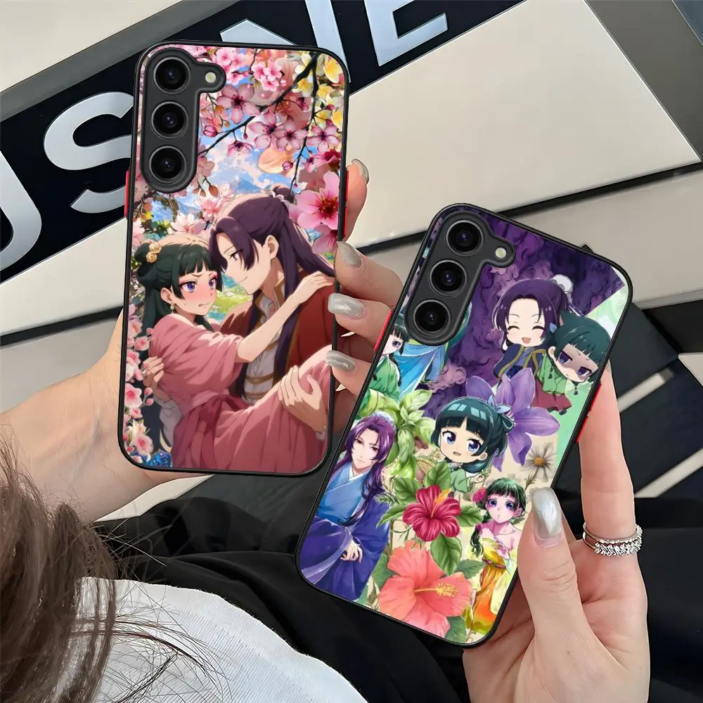 Apothecary Jinshi Maomao Phone Case for Samsung Galaxy S26 S25 S24 S23 S22 S21 Plus FE Ultra Skin Feel Shockproof Cover