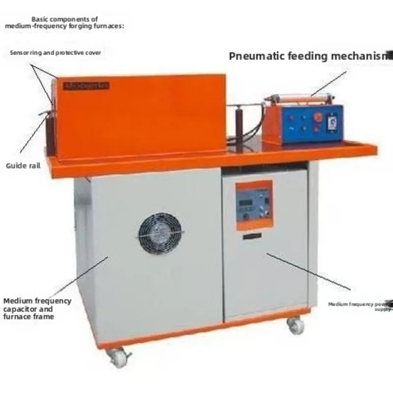 중형 기계 금속 전기 유도 가열 단조 레드 펀칭 고주파로