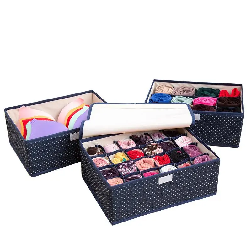 thickened-plastic-underwear-socks-bra-drawers-style-storage-box-set-of-three-with-cover-desktop-organizer-for-home-storage