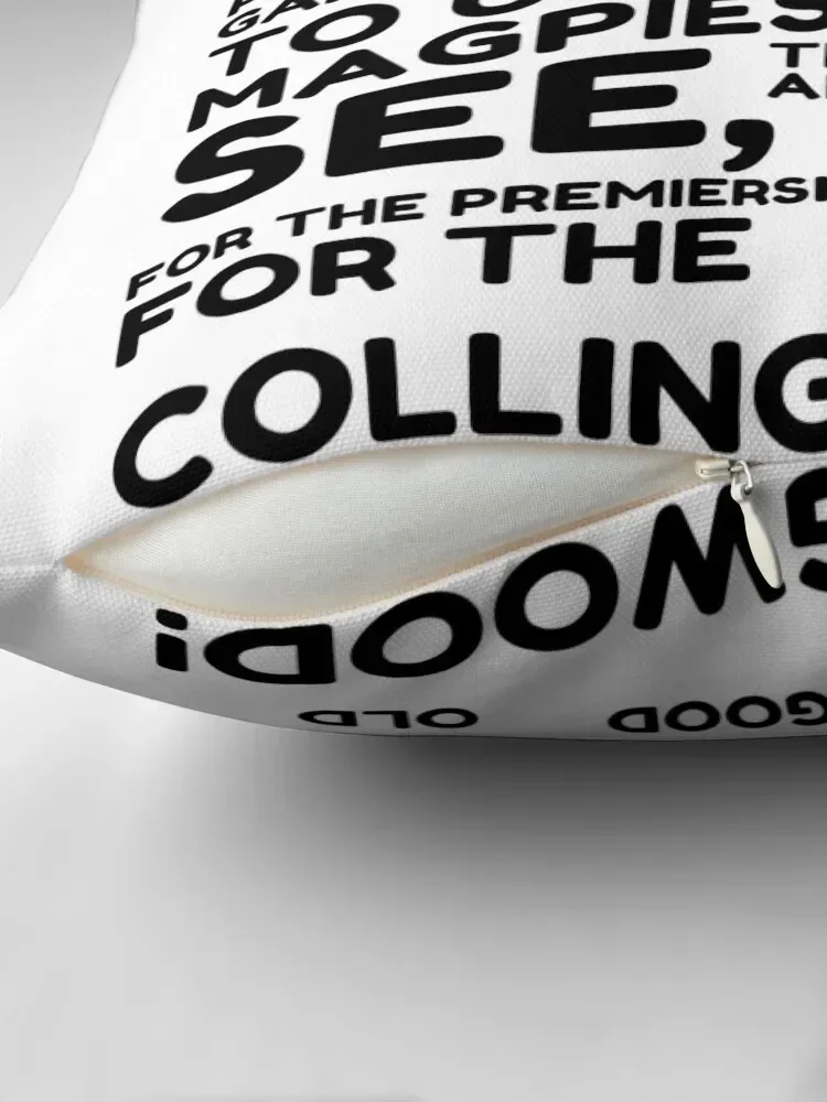 Good Old Collingwood Forever! Throw Pillow Decorative Cushions For Luxury Sofa Cushion Covers For Living Room pillow