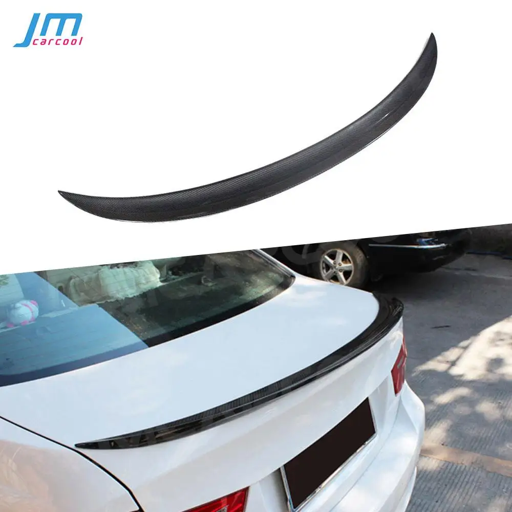 

For BMW 3 Series E90 350i 325i 2005 - 2012 Rear Boot Spoiler Boot Lid Wings P Style FRP Trunk Trim Sticker Car Styling