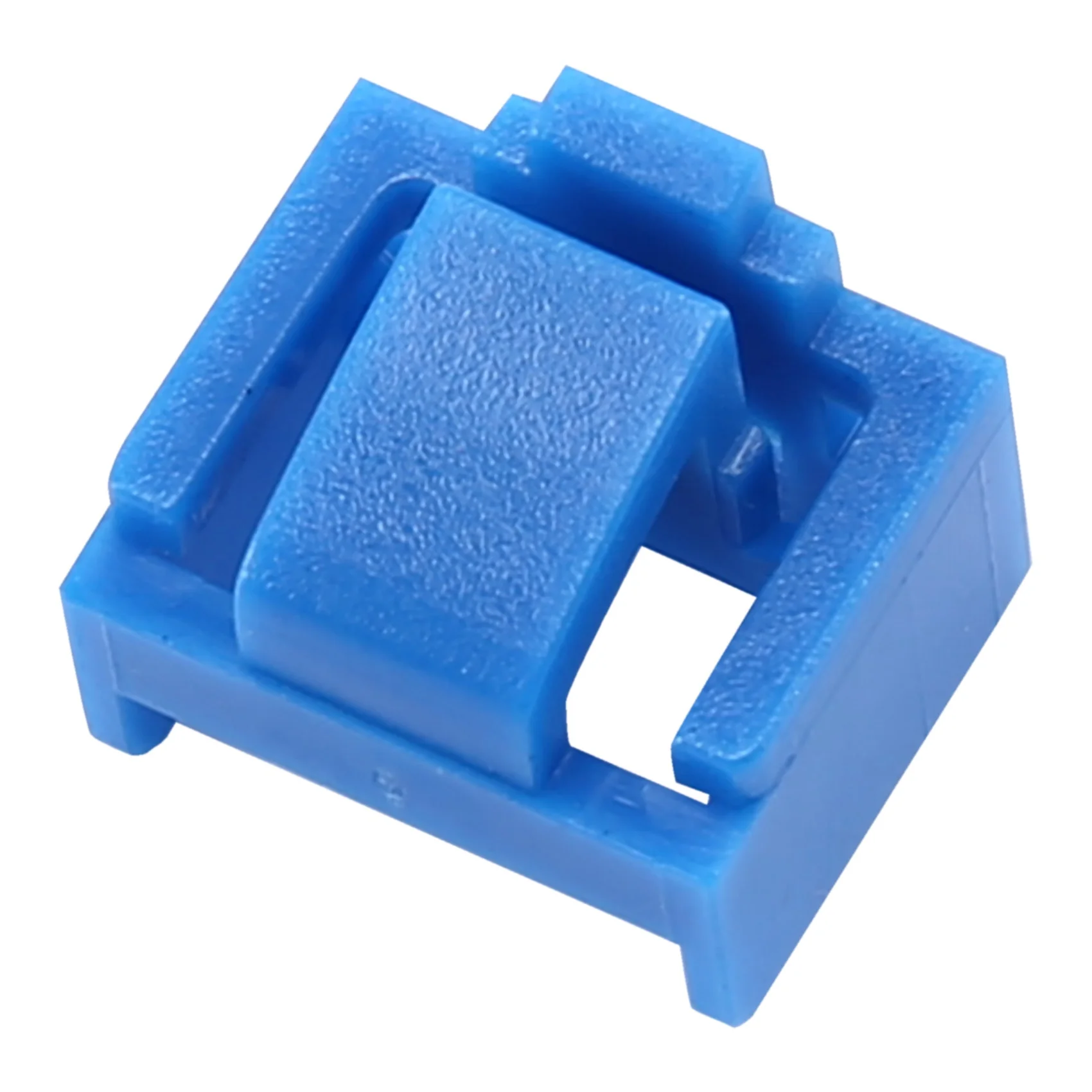 100Pcs Blauwe Rj45 Poort Ethernet Lan Hub Anti Stof Cover Plug Dop Blockout Protector Met Eigen Slot En Sleutel