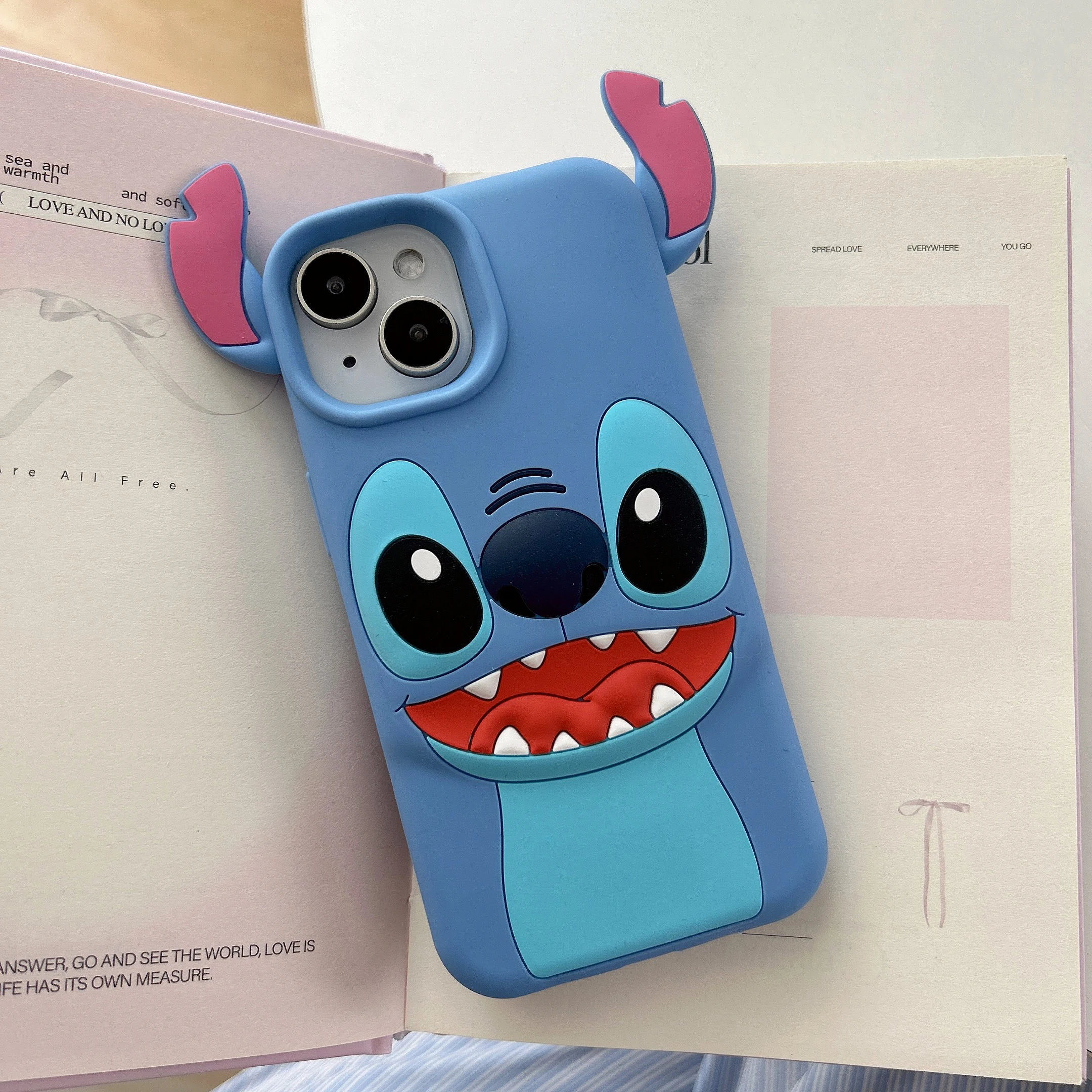

New model Hot Popular Cartoon Gift Style Cute For Disney For Stitch Shock-proof Silicone Case For IPhone 12 13 14 15 16 Pro Max