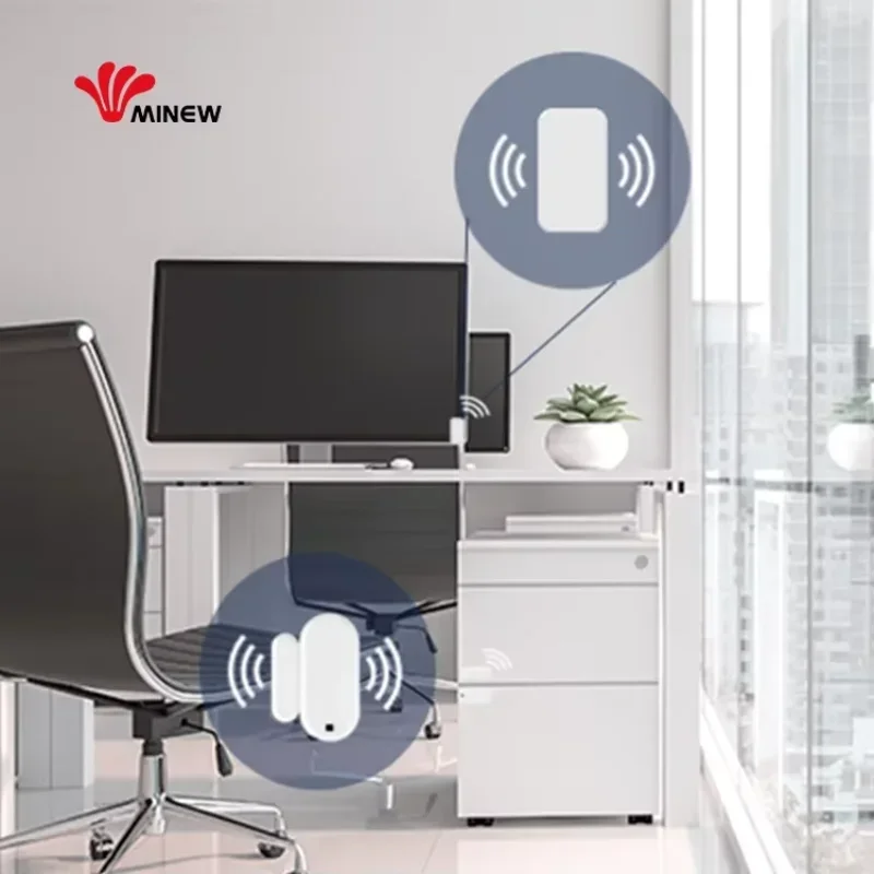 Smart Home Office Beveiliging Inbraakalarmsysteem IoT-apparaat Inclusief Beacon & Pir Sensor & Bluetooth Gateway & Asset Tag