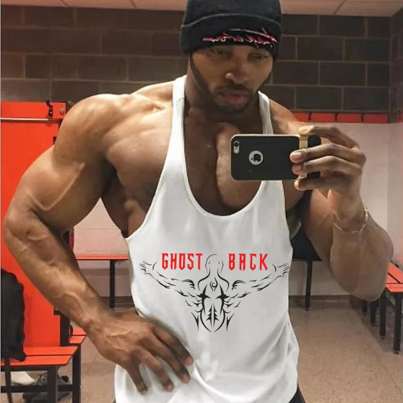 Men's Stringer Gym Vest for Bodybuilding, Muscle - Showcasing Tank Top Ideal for Intense Workout Sessions