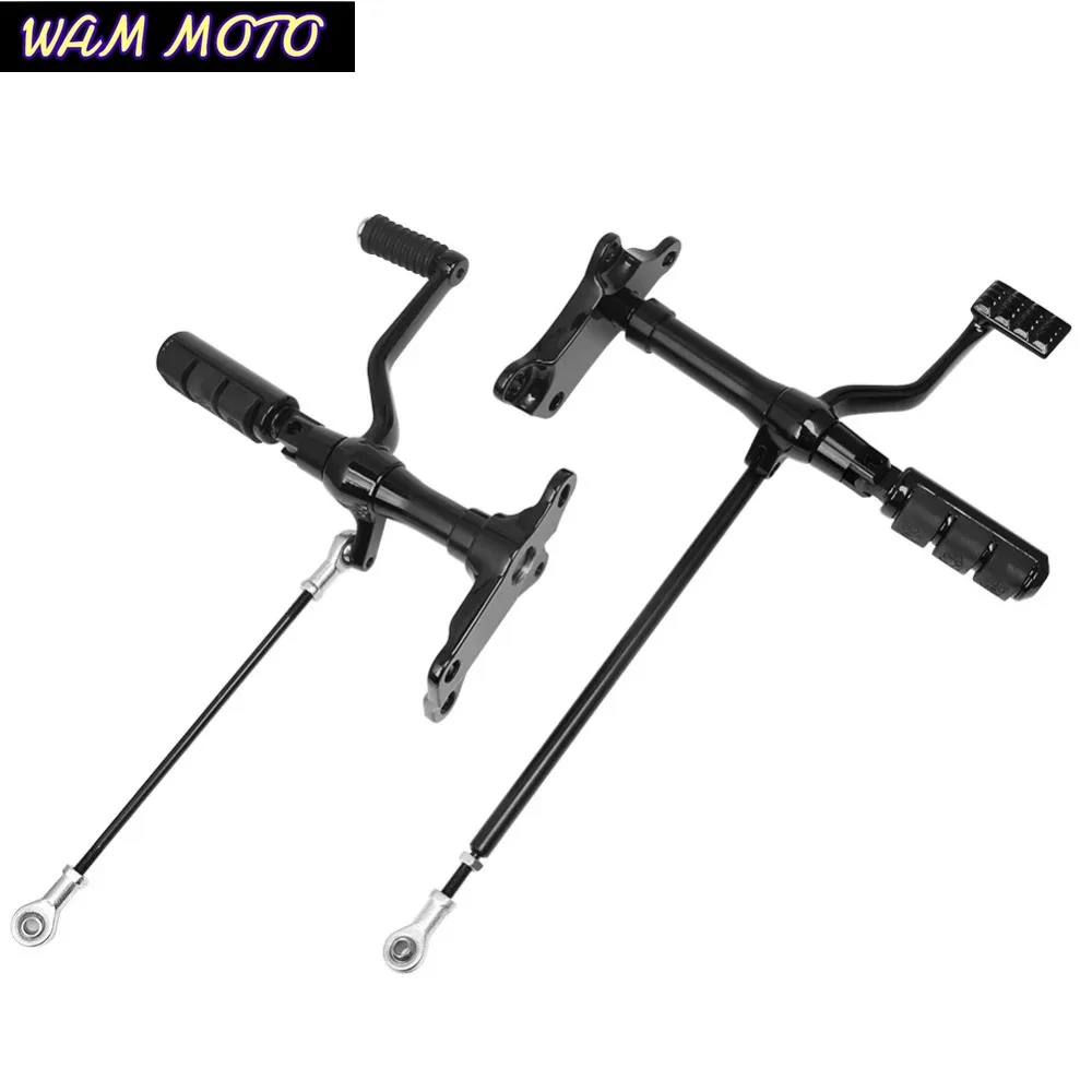 Motorcycle Forward Controls Complete Kit Pegs& Levers& Linkages For Harley Sportster XL 883 1200 1991-2003