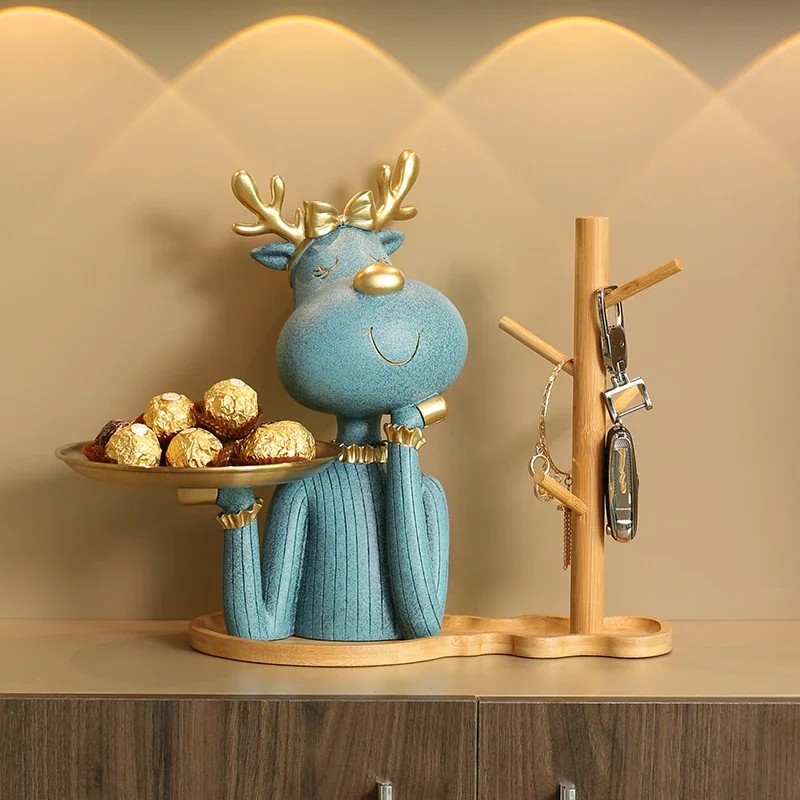 

Key storage tray home living room room decoration porch luxury desktop decorations