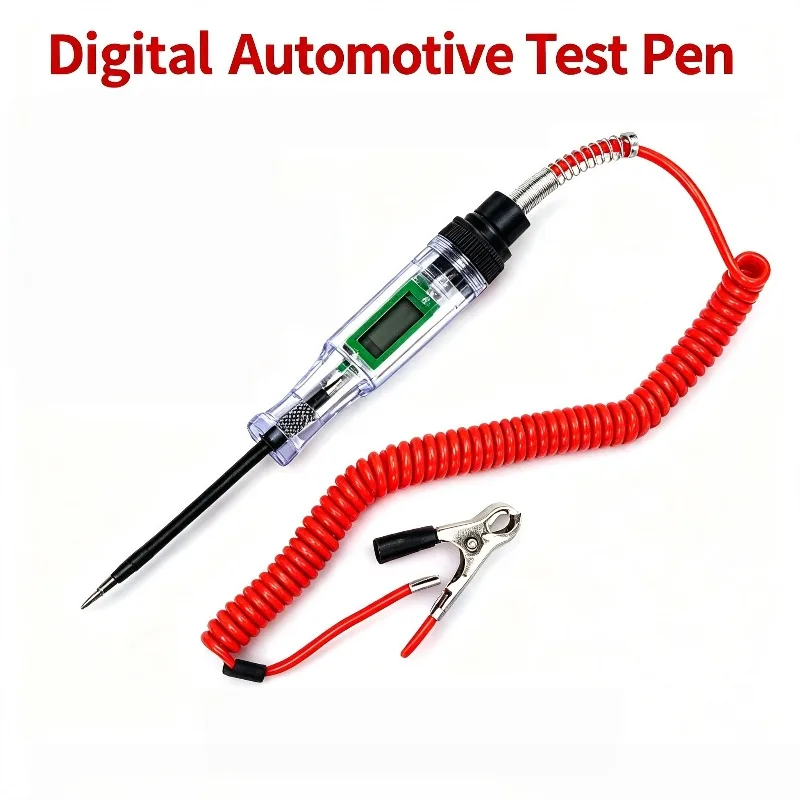ACar Digital Voltage Test Pen 3-120V Auto Circuit Tester Probe Pen For Truck Fuse Generator Polarity Detection Repair Tool
