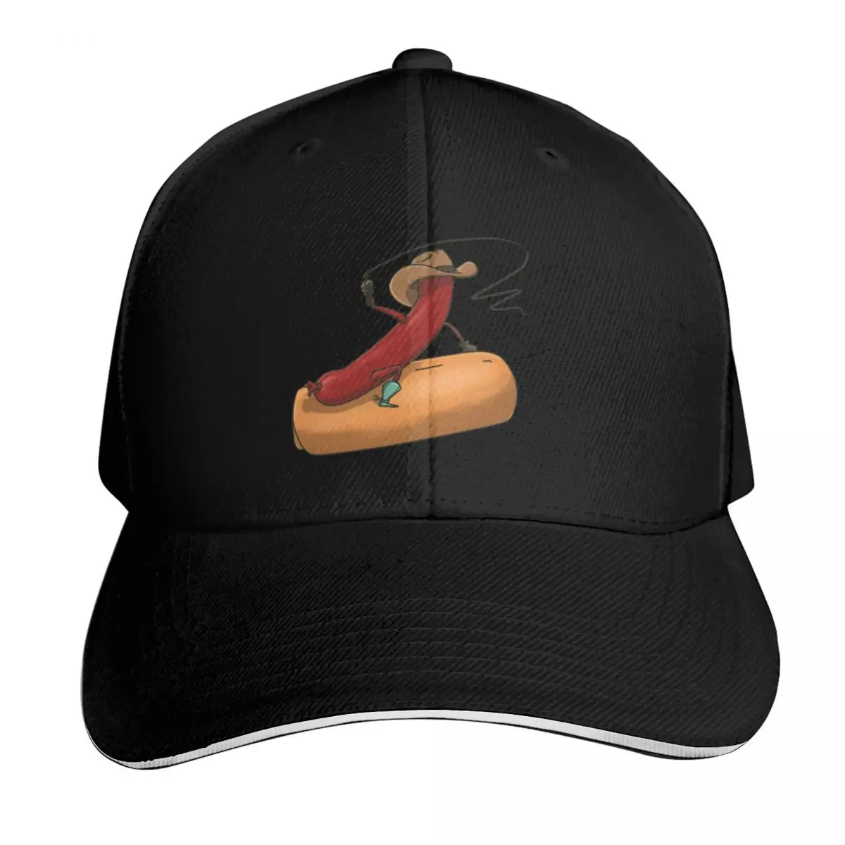 Cowboy Hotdog Baseball Cap Trucker Cap western Hat Sunscreen Trucker Hat Caps For Men Women's