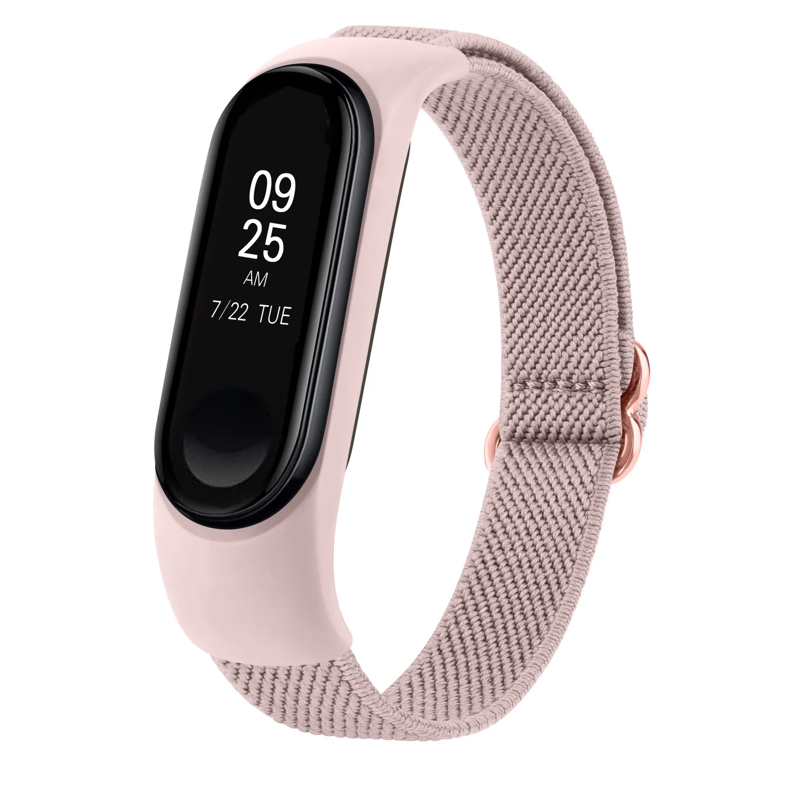 Elastyczny pasek do Xiaomi Mi Band 6 5 4 3 pasek pasowy regulowany pasek nylonowy Solo Loop bransoletka opaska na Mi Band 3 4 5 6 pasek zegarka