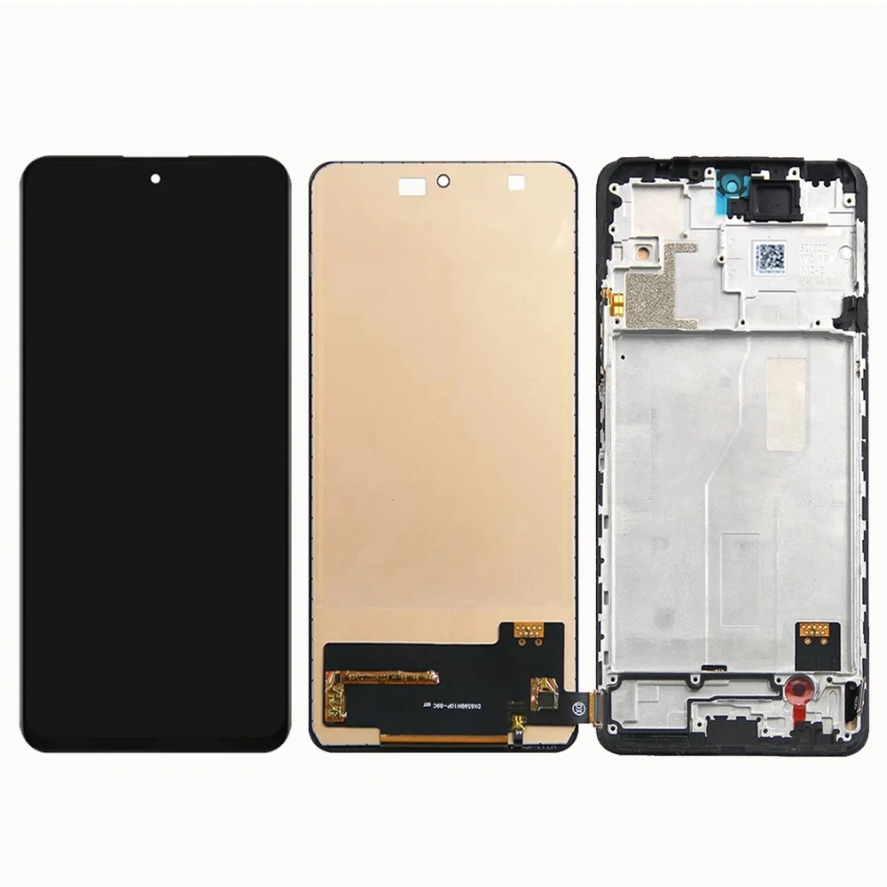 LCD Screen for Xiaomi Redmi Note 10 Pro LCD Display Touch Screen with Frame Replacment for Redmi Note 10 Pro M2101K6G M2101K6R