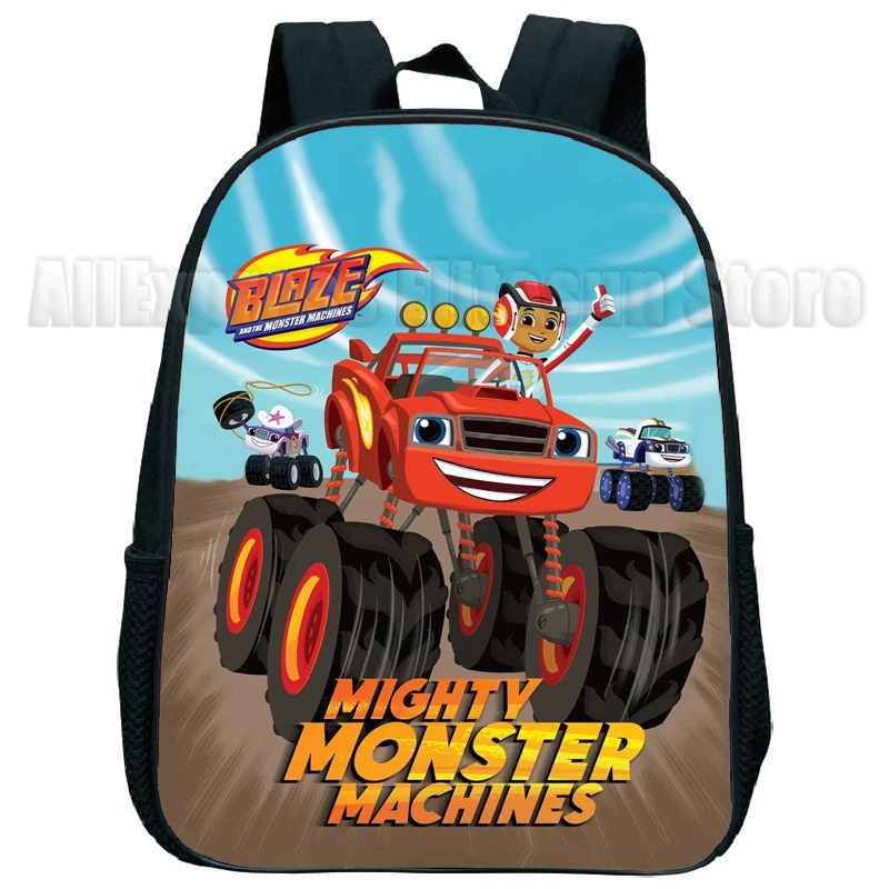 Blaze and the Monster Machines Backpack Children Toddler Kindergarten Bookbags Kawaii Boys Girls Kids Cartoon School Bags