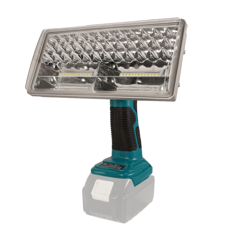 Lampa LED 18V lampa do pracy reflektor z ładowarką USB do Makita BL1430 BL1830 bateria litowo-jonowa wewnętrzna latarka zewnętrzna